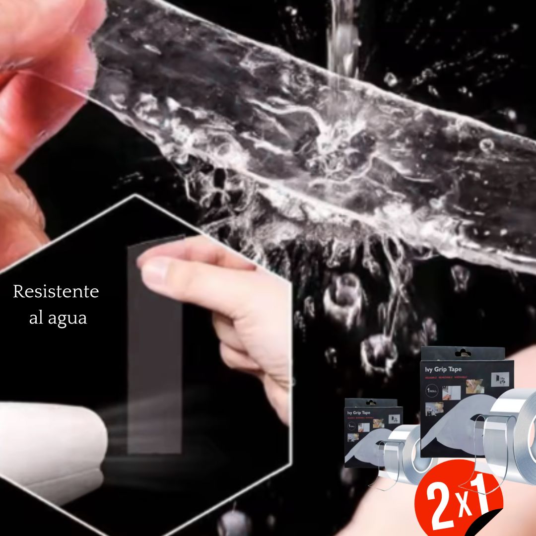 Cinta mágica NanoGel Cuelga tus cuadros sin taladros ni herramientas. 🧰