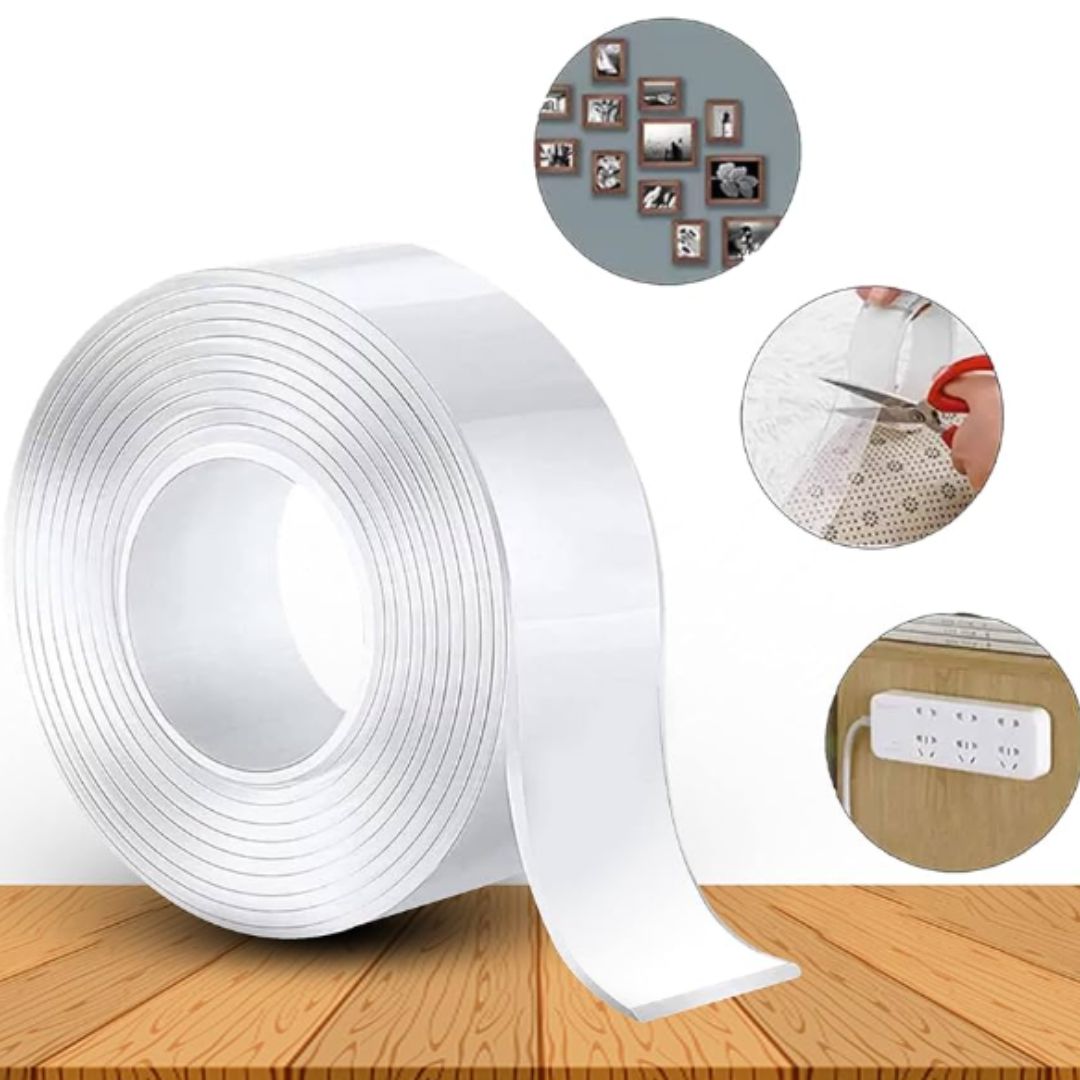 Cinta mágica NanoGel Cuelga tus cuadros sin taladros ni herramientas. 🧰