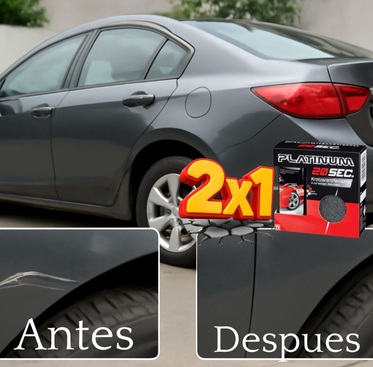 RayonCar™ Platinum 20SEC Borra arañazos en minutos sin ir al taller.